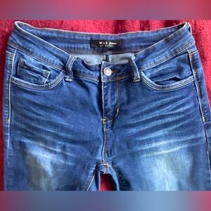 Wax Jean Women's High Rise Blue Denim Jeans